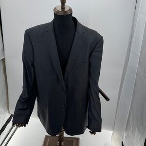 Elegant Charcoal Men's Blazer